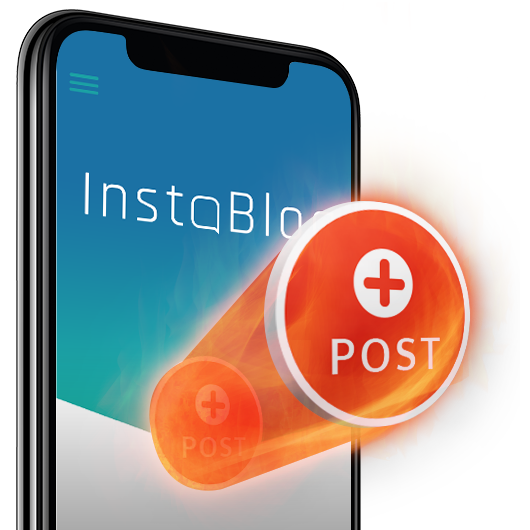 InstaBlog post to your website from your phone